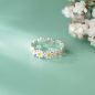 Preview: Damen Ring "Gänseblümchen, Freundschaftsring - verstellbar
