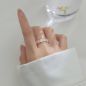 Preview: Damen Ring "Gänseblümchen, Freundschaftsring - verstellbar