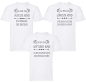 Preview: 2er oder 3er Set Familienshirts - Kinder und die Regeln, Das Älteste, Das Mittlere und Das Jüngste Kind