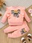 Preview: Baby Mädchen 2-teiliges Sweatshirt-Hosen-Set