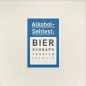 Preview: Retro-Metallschild Vintage Blechschild "Alkohol - Sehtest"