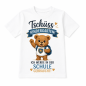 Preview: Einschulung T-Shirt Junge Mädchen – Tschüss Kindergarten Ich werde in der Schule gebraucht