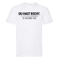 Preview: Tshirt, Funshirt oder Tanktop - Du hast Recht.Ich hab meine Ruhe.