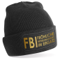 Preview: One Size Beanie, Mütze mit Spruch: FBI die fröhliche Betreuungskraft im Einsatz