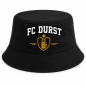 Preview: Lustiger Bucket Hat WM Fan Hut – Bierliebhaber Fischerhut mit Fußball Spruch – Festival & Public Viewing Sommerhut Schwarz FC DURST TEAM BIERGARTEN SEKTION ESKALATION HOPFEN UNITED DIE 12. FLASCHE