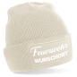 Preview: One Size Beanie, Mütze mit Spruch: Feuerwehr WUNSCHORT, personalisiert
