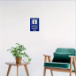 Preview: Retro-Metallschild Vintage Blechschild "Infoschalter für besonders bescheuerte Fragen"