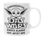 Preview: Schwarzweiße oder weiße Tasse "Kindergarten DAS WARS - Erste Klasse ich jetzt bin"