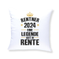 Preview: Kissen "Rentner / Rentnerin 2024 - Eine Legende geht in Rente"