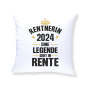 Preview: Kissen "Rentner / Rentnerin 2024 - Eine Legende geht in Rente"
