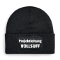 Preview: One Size Beanie, Mütze mit Spruch: Projektleitung Vollsuff