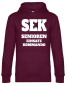 Preview: Premium Kapuzenpullover, Hoodie schwarz mit Motiv: SEK Senioren Einsatz Kommando