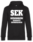 Preview: Premium Kapuzenpullover, Hoodie schwarz mit Motiv: SEK Senioren Einsatz Kommando