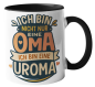 Preview: Schwarzweiße oder weiße Tasse "Ich bin nicht nur ein/e Opa/ Oma, ich bin ein/e Uropa / Uroma"