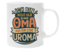 Preview: Schwarzweiße oder weiße Tasse "Ich bin nicht nur ein/e Opa/ Oma, ich bin ein/e Uropa / Uroma"