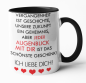 Preview: Schwarzweiße oder weiße Tasse "Vergangenheit ist Geschichte..."