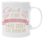Preview: Schwarzweiße oder weiße Tasse "Glück ist eine Mama/ Oma/ Freundin/ Schwester/ Kollegin/ einen Papa/ Opa/ Freund/ Bruder/ Nachbarn wie dich zu haben"