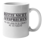 Preview: Weiße oder schwarzweiße Tasse "Bitte nicht ansprechen...Ich bin wirklich so genervt wie ich aussehe."