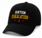 Preview: Lustige Bier Cap Herren – Geschenk für Fußballfans & Bierliebhaber – Schwarze Baseball Kappe FC DURST TEAM BIERGARTEN SEKTION ESKALATION HOPFEN UNITED DIE 12. FLASCHE