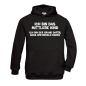 Preview: 3er Set Kinder Hoodies ohne Kordel, KINDER Kapuzenpullover schwarz "Das Jüngste, Das Mittlere, Das Älteste KiND - REGELN der Familie", Motiv vorne