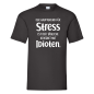 Preview: T-Shirt "Der Hauptgrund für Stress ist der tägliche Kontakt mit Idioten.