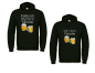 Preview: 2er Set Hoodies, Kapuzenpullover schwarz 2er-Set - Falls ich betrunken bin, bringt mich zu...Wunschname