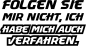 Preview: Autoaufkleber, Auto Aufkleber "Folgen Sie mit nicht, ich habe mich auch verfahren."