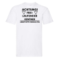 Preview: Tshirt, Funshirt oder Tanktop - mit Motiv: Freilaufender Rentner - Arbeit bitte fernhalten