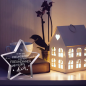 Preview: Acryl STERN, Acryl Aufsteller, mit Spruch:"Es gibt gute Freundinnen...