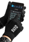 Preview: TouchScreen Smart Handschuhe,  bedruckt mit Spruch "Ich muss gar nix"