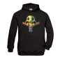 Preview: Kinder Hoodie, Kapuzenpullover "Tiermuster nach Wahl - Panda, Pinguin, Schildkröte