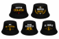 Preview: Lustiger Bucket Hat WM Fan Hut – Bierliebhaber Fischerhut mit Fußball Spruch – Festival & Public Viewing Sommerhut Schwarz FC DURST TEAM BIERGARTEN SEKTION ESKALATION HOPFEN UNITED DIE 12. FLASCHE