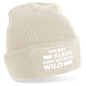 Preview: One Size Beanie, Mütze mit Spruch: Ich bin klein aber extrem wild.