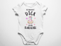 Preview: Kinder - Babybody Modell: Ich bin nicht dick, ich bin flauschig.