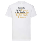 Preview: Funshirt T-Shirt "Ich trinke nur an 3 Tagen, Gestern, Heute & Morgen"