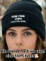 Preview: One Size Beanie, Mütze bedruckt mit Spruch: Keine Panik... Wunschname macht das schon