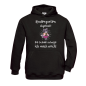 Preview: Kinder Hoodie, Kapuzenpullover "Kindergarten abgehakt. Die Schule schaffe ich auch noch."