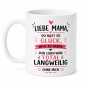 Preview: Tasse oder Kissen „Liebe Mama o. Lieber Papa, du hast so Glück mich zu haben“ – Geschenk für Mama, Papa | Muttertag, Vatertag | Geburtstag | Humor Geschenkidee