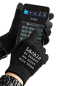 Preview: TouchScreen Smart Handschuhe,  bedruckt mit Spruch "Lächle, du kannst sie nicht alle töten"