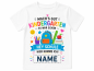Preview: Kinder T-Shirt Modell: Macht´s Gut Kindergarten - Hey Schule ich Komme- personalisiert