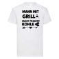 Preview: Tshirt, Funshirt - mit Motiv: Mann mit Grill sucht Frau mit Kohle