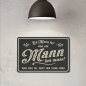 Preview: Retro-Metallschild Vintage Blechschild "Ein Mann tut was er tun muss..."