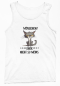 Preview: Funshirt ,Tanktop oder Shirt - Menschen? Eher nicht so meins (Motiv Katze)