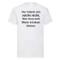 Preview: Funshirt T-Shirt Tanktop "Nur hübsch sein reicht nicht. Man muss auch Bier/ Wein/ Sekt trinken können."