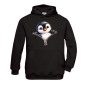 Preview: Kinder Hoodie, Kapuzenpullover "Tiermuster nach Wahl - Panda, Pinguin, Schildkröte