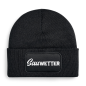 Preview: One Size Beanie, Mütze mit Spruch: Sauwetter
