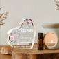 Preview: Acryl Herz, Acryl Aufsteller, mit Spruch:"An meine Schwester - egal, wohin wir gehen..."