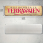 Preview: 1Stk. Metall Aluminium Blechschild Willkommen in Terrassien