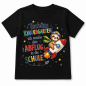 Preview: Kinder T-Shirt, Kindershirt Tschüss Kindergarten, ich mache den Abflug in die Schule.