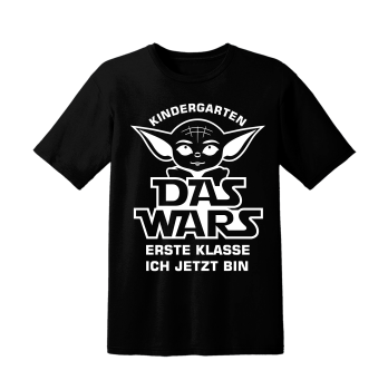 Kindershirt Kinder T-Shirt: Kindergarten DAS WARS - Erste Klasse ich jetzt bin
